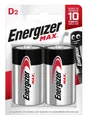 Produktbild: 1x2er Blister-Energizer Max Alkaline Batterie D-Mono MN1300 LR20
