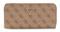 Produktbild: GUESS Laurel II SLG Large Zip Around Wallet L Geldbörse Latte Logo hellbraun Neu