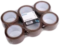 Produktbild: PACKBAND BRAUN - 6 Rollen PP Klebeband, 66 m x 50 mm, braun