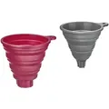 Produktbild: WESTMARK Trichter-Set Silikon 2teilig rot + grau
