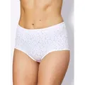 Produktbild: Hipster WÄSCHEPUR, Damen, Gr. 44/46, 2 Stk., bunt (ecru, bedruckt, ecru), 82% Polyamid, 18% Elasthan, Unterhosen