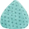 Produktbild: BeanBag Fluffy Stars XL 70 x 110 cm, Tuerkis