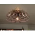 Produktbild: Trio - Deckenleuchte johann Gitter Lampenschirm Metall Kupfer antik ø 40cm