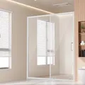 Produktbild: Halbrahmenlose Duschtür Schiebetür Für Duschabtrennung 1459-1499 X 1778 Mm, Dusch-glasschiebetür Mit 6 Mm Klarem Hartglas, Wasserdicht Bruchsicher Schmutzabweisend, Mit Edelstahlbeschlägen - Vevor