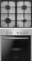 Produktbild: Amica Gasherd-Set EHEG 933 101 E, mit 1-fach-Teleskopauszug, Steam Clean, Vertrauter Kochkomfort mit Gas und einfacher Handhabung