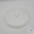 Produktbild: WinGluge Mikrowellenteller Glas 24,5 cm, Mikrowelle Mikrowellen Teller, Drehtell