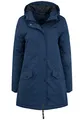 Produktbild: OXMO Tamila Damen Übergangsmantel Parka Lange Jacke, Größe:L, Farbe:Dress Blues (194024)
