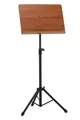 Produktbild: GEWA Orchesternotenpult - Pultplatte Holz braun - Stativ schwarz - ABS und Prismenverbindung - Füße umklappbar - Höhe 67-120 cm - Gewicht 4,0 kg