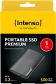 Produktbild: Intenso SSD externe Festplatte Premium Edition 1,8 Zoll 1TB USB 3.2 schwarz externe SSD