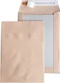 Produktbild: 20 Versandtaschen C5 Umschläge mit Papprückwand braun Papprückwandtaschen für A5 haftklebend (Haftklebeverschluss mit Abdeckstreifen)