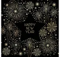 Produktbild: Ambiente Luxury Paper Products Papierserviette 20 Servietten Golden New Year 33x33cm, (20 St)