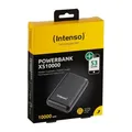 Produktbild: INTENSO Power Bank 10000 mAh Schwarz – USB-C Schnellladen, 3 Ports, LED
