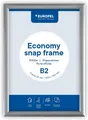 Produktbild: EUROPEL Plakatrahmen ECONOMY DIN B2 25 mm silber eloxiert