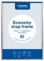 Produktbild: EUROPEL Plakatrahmen Economy, DIN B2, 25 mm, silber eloxiert
