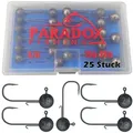 Produktbild: Paradox Fishing Jighaken Jigköpfe Sets 2/0 3/0 4/0 5/0 5g-28g, (mit Box), Jigkopf 15g-28g