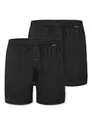 Produktbild: Schiesser Herren 2 Pack Boxershorts Baumwolle Jersey weich Multipack - Jerseyboxer, schwarz_182426, 14