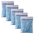 Produktbild: anaoo Wäschesack für Empfindliches Waschbeutel Wäschenetz für Waschmaschine mit reißverschluss feinmaschig für Dessous zart ideal für BHS socken t-Shirts etc. 5 Stück 40cm x 50cm