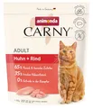 Produktbild: animonda Carny Katzen Trockenfutter Huhn + Rind (1 x 350 g), Trockenfutter für ausgewachsene Katzen, Katzenfutter ohne Getreide und Zucker, Katzentrockenfutter mit 65 % Fleisch
