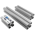 Produktbild: KLAK Profil KLAK 45 - Aluprofil 45x45 Nut 8 Montageprofil Typ-I Nut 10 10-200cm silberfarben 4,5 cm x 90 cm x 4,5 cm