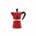 Produktbild: Bialetti Espressokocher Moka Express Color 6 Tassen Espresso Aluminium Rot 270ml