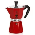 Produktbild: 0004943 Bialetti Moka Express Mokka-Kanne Rot Aluminium 6 Tassen 1 Stück(e) ~D~