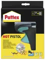Produktbild: Pattex Heißklebepistole / Klebepistole mit mechanischem Vorschub und hitzeisolierter Düse / Set mit Pattex Heißklebepistole + 6 Klebesticks, Ø 11 mm
