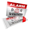Produktbild: 12 x SicherheitsalarmWarnschildAufkleber – Alarm – Elektronisches System – fü...