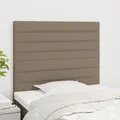 Produktbild: Kopfteil Taupe 90x5x118/128 cm Stoff