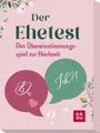 Produktbild: Der Ehetest: Das Übereinstimmungsspiel zur Hochzeit | Spiel für Paare mit 100 aufschlussreichen Fragen, Geschenk zum Valentins- oder Hochzeitstag oder für den Spieleabend