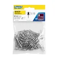 Produktbild: Rapid Blindnieten Aluminium Standard Ø 3,2mm, 2-4mm Klemmbereich, 100 Stück pro Beutel, für Blindnietzangen