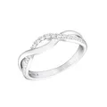 Produktbild: Amor Ring 925 Sterling Silber Damen Ringe, mit Zirkonia synth., Silber, Kommt in Schmuck Geschenk Box, 2035627