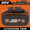 Produktbild: Für Worx 20V Lithium-Ionen 7.0Ah Akku PowerShare WA3553 WA3550 WA3551.1 WA3572