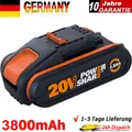 Produktbild: 3,8Ah 20V MAX Ersatzakku Für Worx Akku WA3553 WA3556 WA3551 WA3639 NEU