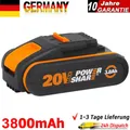 Produktbild: 3800mAh 20V MAX 3,8Ah Akku Für Worx Original Ersatzakku WA3553 WA3556 WA3551 NEU