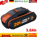 Produktbild: 20V MAX 3,8Ah Akku Für Worx Original Ersatzakku WA3553 WA3556 WA3551 WA3639