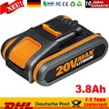 Produktbild: Für Worx 3800mAh 20V MAX Akku Original Ersatzakku WA3553 WA3556 WA3551- DHL