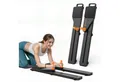 Produktbild: MERACH Multitrainer 4-in-1 Pilates-Board, Push-Up-Bauchmuskel-Roller, (2-tlg, 6,8kg Widerstandsband, Core-Training für Bauch, Arme, Beine, 1-St., zerlegbarem Design, Kniepolster, Heimstudio-tauglich, Anti-Rutsch), Platzsparend, Bauchmuskelübungsgerät für Ganzkörpertraining