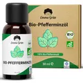Produktbild: Emma Grün® Bio Pfefferminzöl Ätherisches Öl [100% NATURREIN] - Reines Peppermint Oil 30ml zum Verzehr - Ätherische Öle Naturrein, Belebend & Klar - Ätherisches Öl aus Griechenland