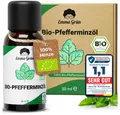 Produktbild: Emma Grün Duftöl Bio Pfefferminze 30 ml, naturrein & hochdosiert (Set, Je nach Auswahl: 1x, 2x oder 5x Bio Pfefferminzöl 30 ml), Höchste Bio-Zertifizierung als Lebensmittel, naturrein & ohne Zusätze