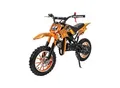Produktbild: Mini-Crossbike Delta, Benzin-Motorrad, Pocketbike, Dirtbike, 49 ccm, bis zu 40 km/h, Scheibenbremsen (Orange)