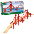 Produktbild: BRIO Spielzeugeisenbahn-Zubehör World 33683, Hängebrücke, Holz/Kunststoff, 5-teilig