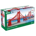 Produktbild: BRIO® Spielzeugeisenbahn-Brücke Brio World Eisenbahn Brücke Hängebrücke 5 Teile 33683