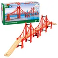 Produktbild: World 33683 Hängebrücke - Eisenbahnzubehör Holzeisenbahn - Kleinkinderspielze...