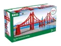 Produktbild: Brio World Eisenbahn Brücke Hängebrücke 5 Teile 33683