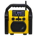 Produktbild: Adler AD 1911 Baustellenradio mit Bluetooth AUX wasserdicht gelb schwarz