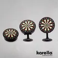 Produktbild: Karella Mini Steel-Dartscheibe Dartboard Bulli mit 6 Mini Dart-Pfeilen