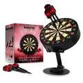 Produktbild: Mini Dartboard Bulli Turnier-Optik Deko & Geschenk in Schwarz Mini-Darts Party