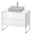 Produktbild: Duravit Xsquare Waschtischunterbau für Konsole 2 Auszüge 1000 x 548 x 778 mm Weiß Hochglanz lackiert - XS492108585