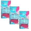Produktbild: 3x TePe Original Interdentalbürsten  0,4mm pink - 8 Stück Zahnzwischenraumbürste