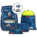 Produktbild: Step By Step Giant Schulranzen-Set, blau mit Muster
